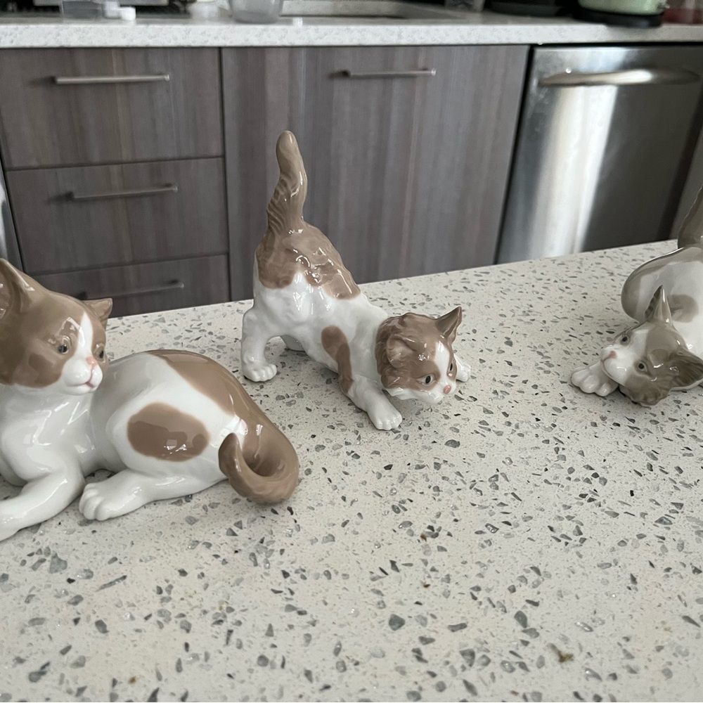 Lladro 3 cats bundle